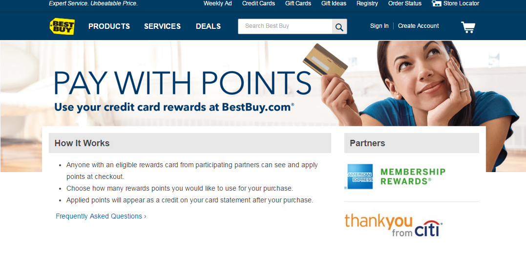 Redeem ThankYou® Points from Citi - ThankYou® Rewards Program