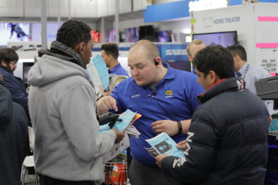 Employees were prepared and excited to provide great customer service. All Best Buy stores held practice “dry runs” last weekend to ensure Black Friday weekend is safe, organized and fun.