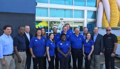 Similar efforts by Best Buy extend to communities impacted by recent storms, including Hurricane Michael.