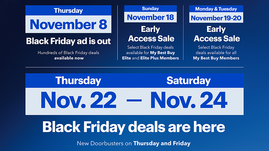 Black Friday Starts Now at Best Buy - Best Buy Corporate News and