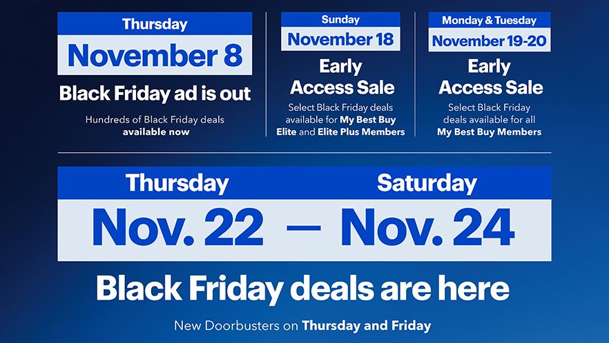 Black Friday Starts Now at Best Buy - Best Buy Corporate News and InformationBest Buy Corporate ...