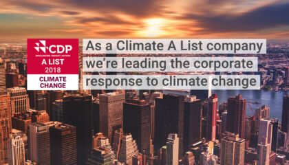 CDP named us to the Climate A List for the third time.