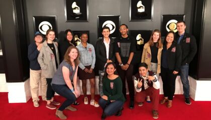 Students get career inspiration from Grammy tour