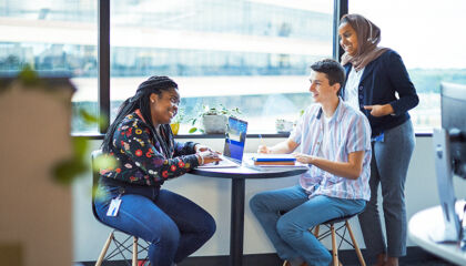 Teens get real-world work experience through Best Buy's Career Pathways program.