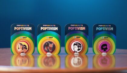 The teen-designed PopGrips will be sold as a part of our Black History Month campaign.