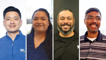 For AAPI Heritage Month, we’re proud to highlight four leaders from across Best Buy.