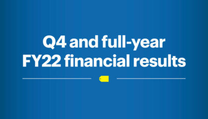 Best Buy Co., Inc. (NYSE: BBY) has announced financial results for Q4 FY22.