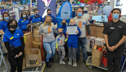 Make-A-Wish contacted our store in North Dartmouth about Brodie’s wish for a shopping spree