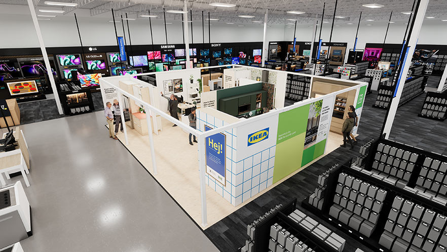 Best Buy and IKEA U.S. partner to pilot new kitchen and storage planning services in select Best Buy stores
