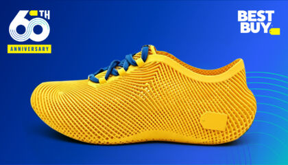 Created in collaboration with Nexbie, the sneakers are 3D printed as one seamless piece.